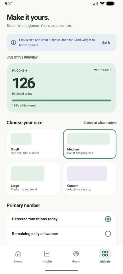 Widget studio